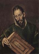 El Greco Self-Portrait oil painting artist